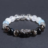 Feng Shui Gold & Water Pixiu Bracelet-Career Breakthrough - Cerapoet